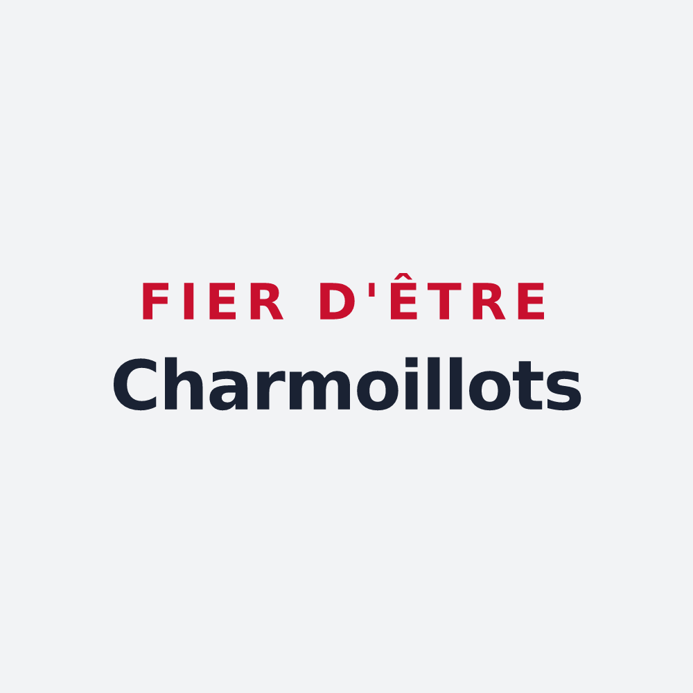 Poster « Fier d'être Charmoillots » — design pour Charmoille
