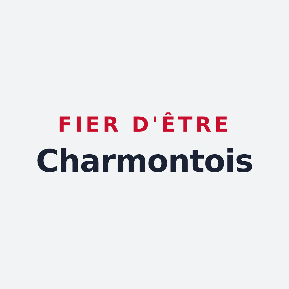Poster « Fier d'être Charmontois » — design pour Charmont-en-Beauce