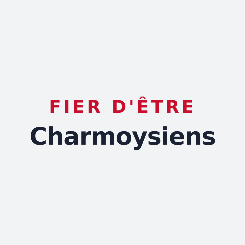 Poster « Fier d'être Charmoysiens » — design pour Charmoy
