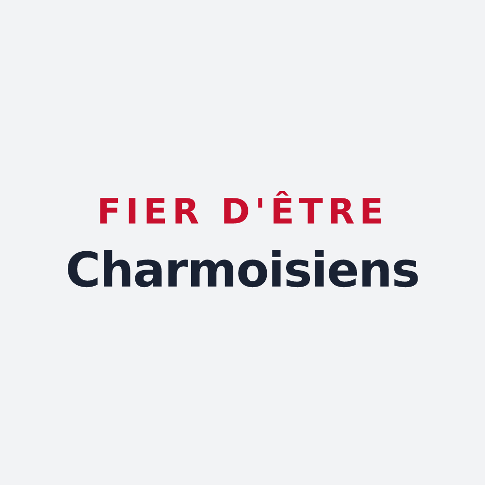 Poster « Fier d'être Charmoisiens » — design pour Charmoy