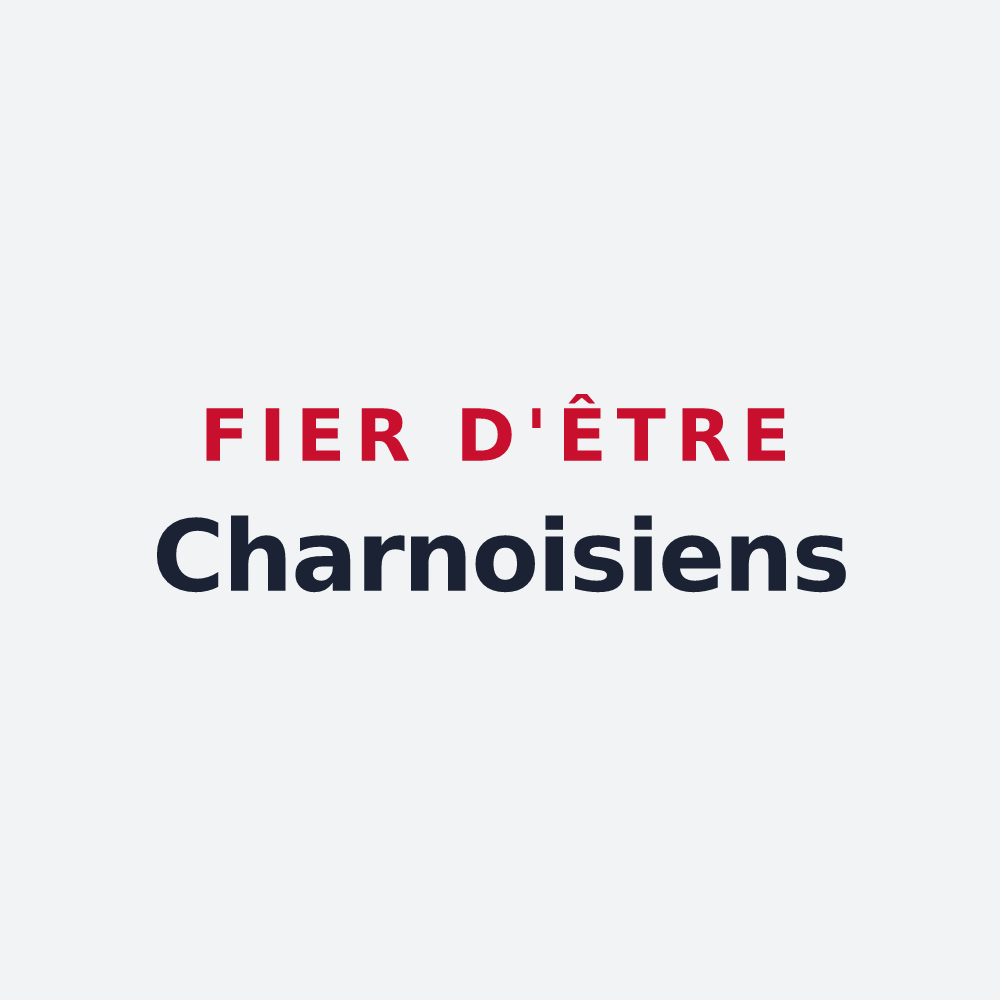 Poster « Fier d'être Charnoisiens » — design pour Charnois