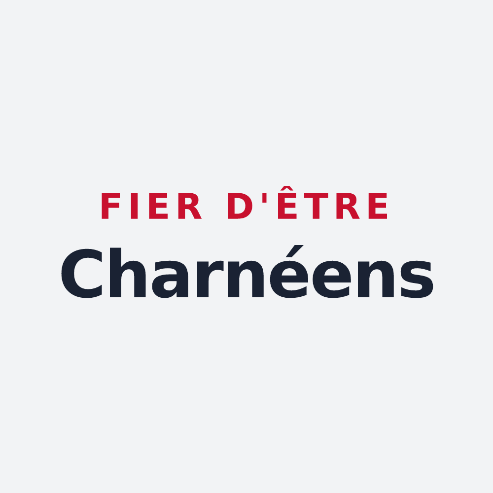 Poster « Fier d'être Charnéens » — design pour Charny
