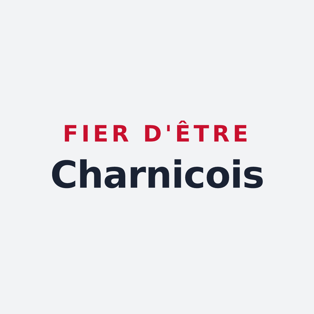 Poster « Fier d'être Charnicois » — design pour Charny