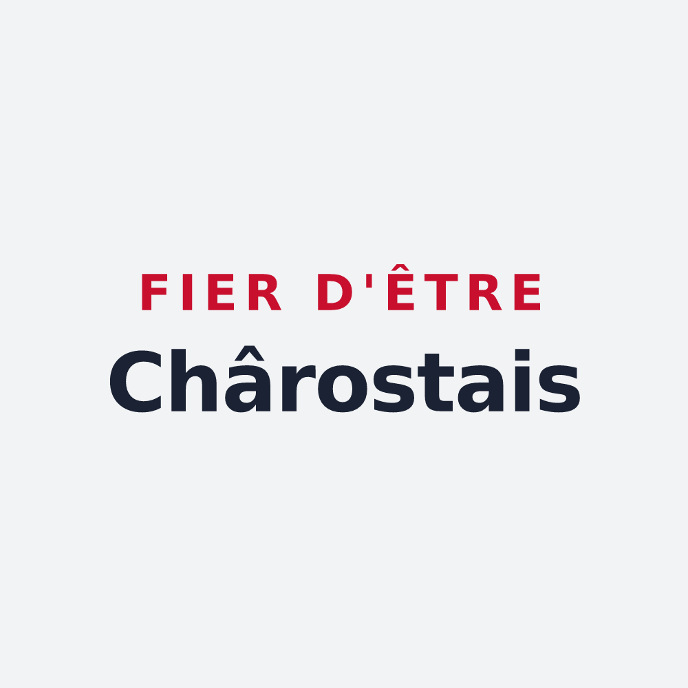 Poster « Fier d'être Chârostais » — design pour Chârost
