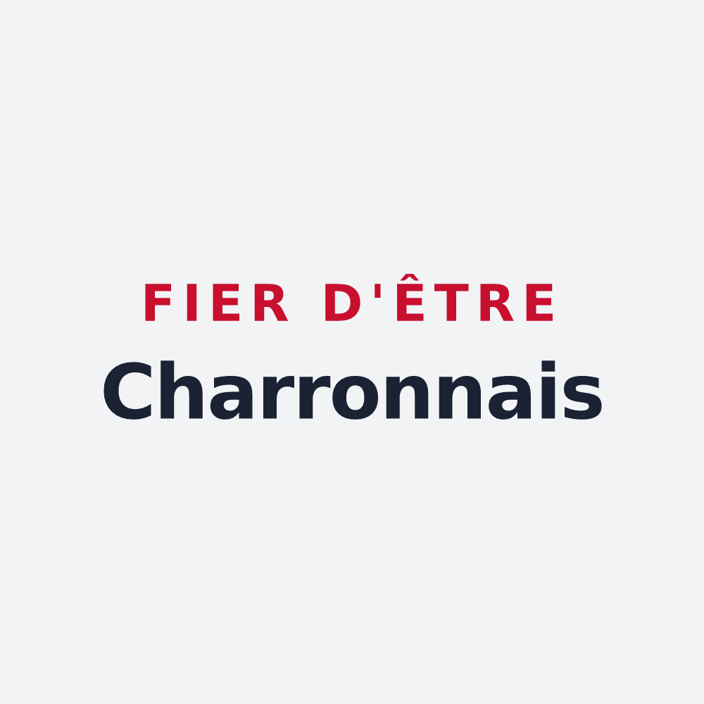 Poster « Fier d'être Charronnais » — design pour Charron