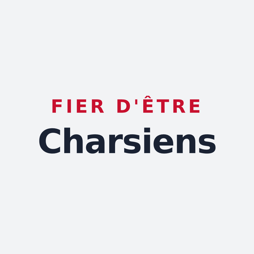 Poster « Fier d'être Charsiens » — design pour Chars