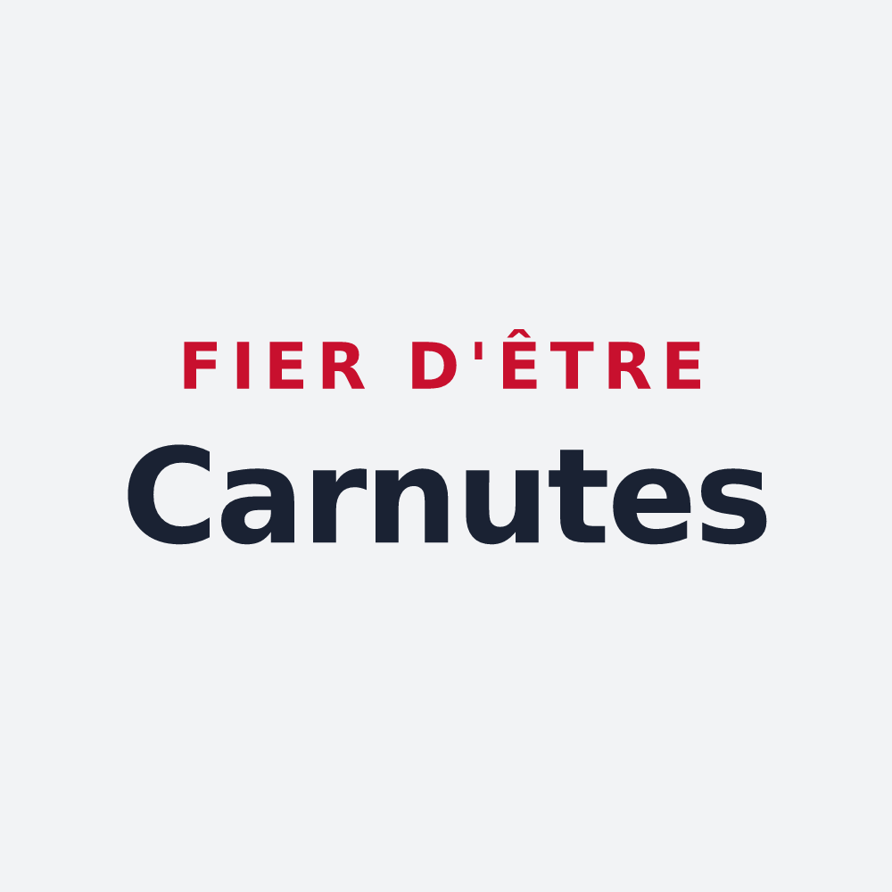 Poster « Fier d'être Carnutes » — design pour Chartainvilliers