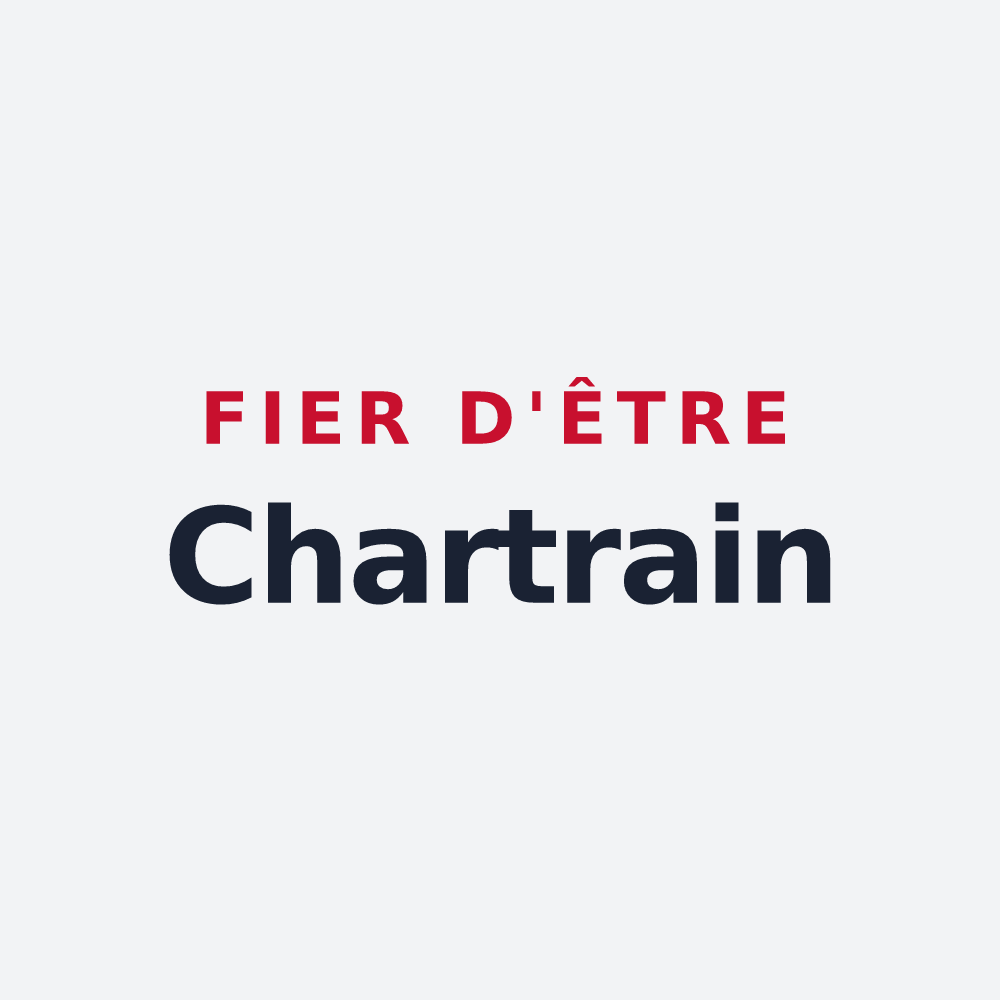 Poster « Fier d'être Chartrain » — design pour Chartres