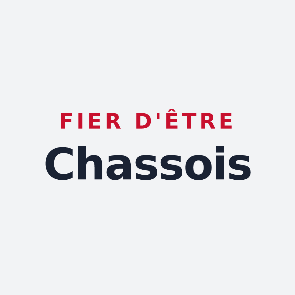 Poster « Fier d'être Chassois » — design pour Chas