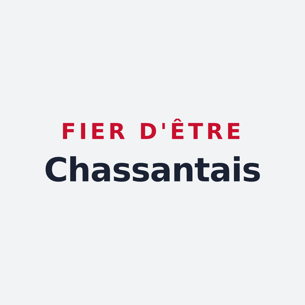 Poster « Fier d'être Chassantais » — design pour Chassant