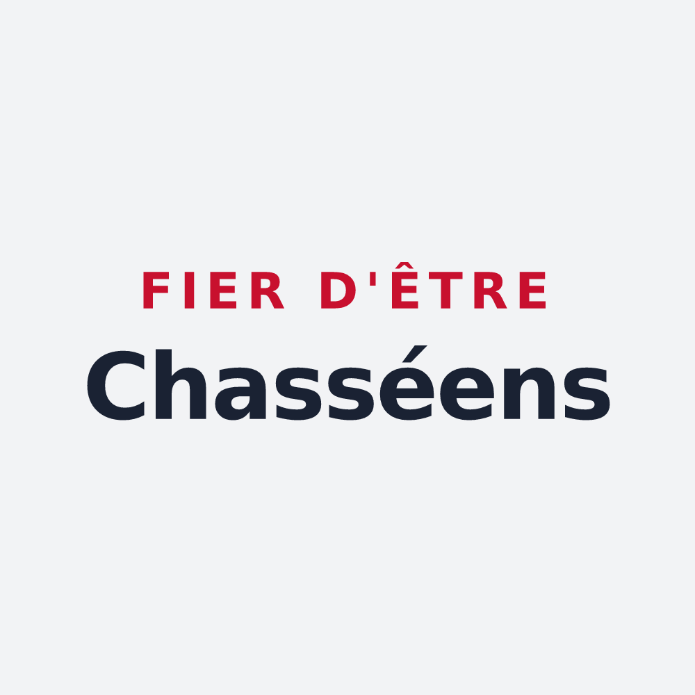 Poster « Fier d'être Chasséens » — design pour Chassey-lès-Montbozon