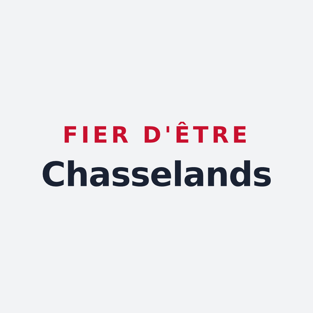 Poster « Fier d'être Chasselands » — design pour Chassieu