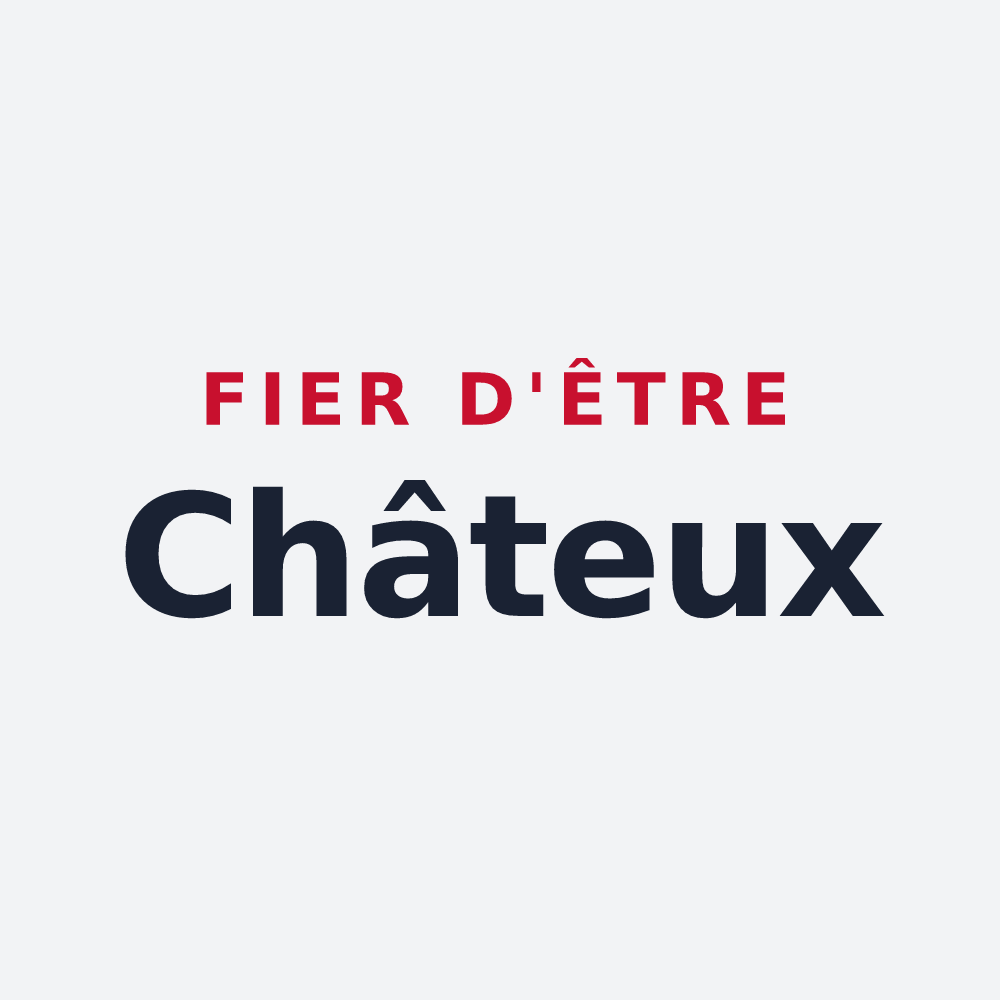 Poster « Fier d'être Châteux » — design pour Châtas