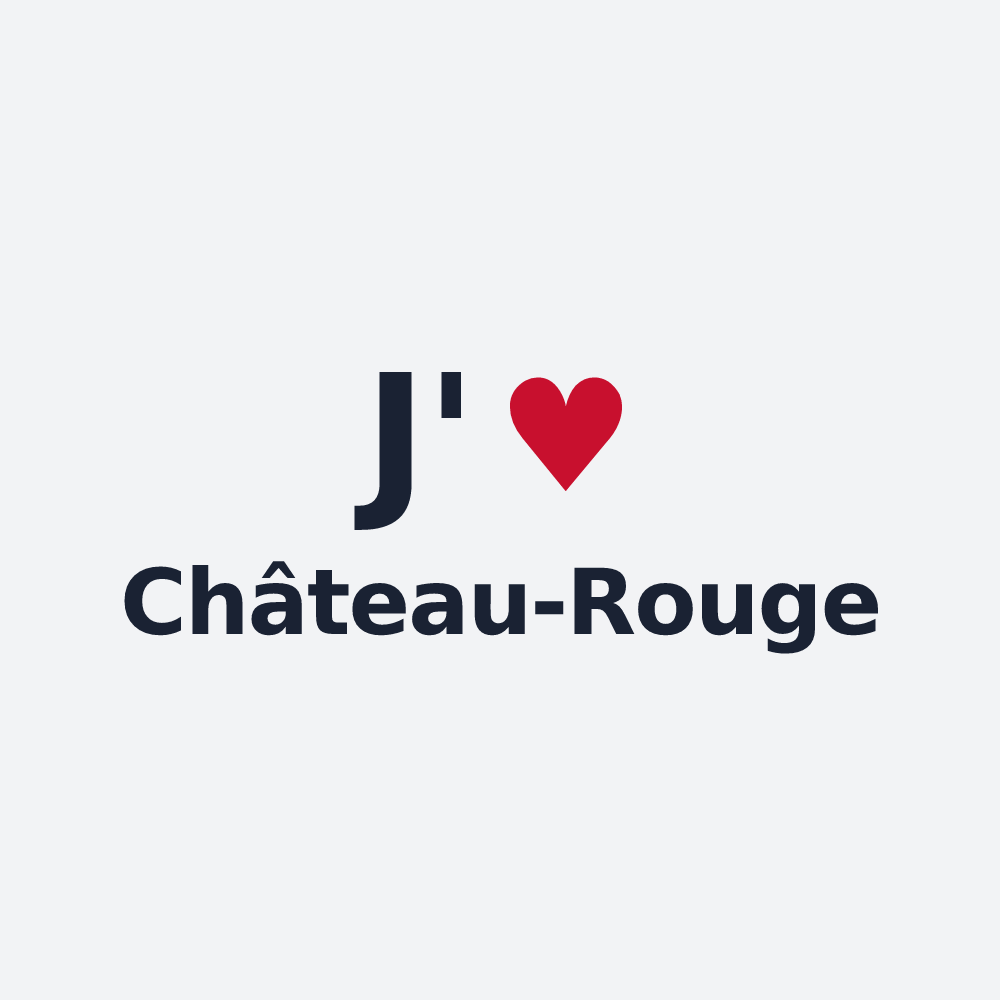 Poster personnalisé Château-Rouge — design J'aime Château-Rouge