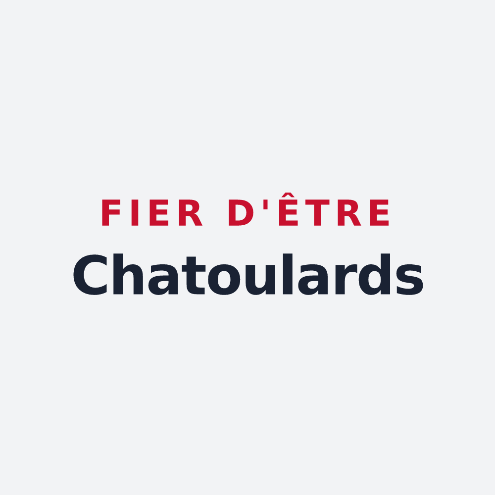 Poster « Fier d'être Chatoulards » — design pour Châtel-de-Joux