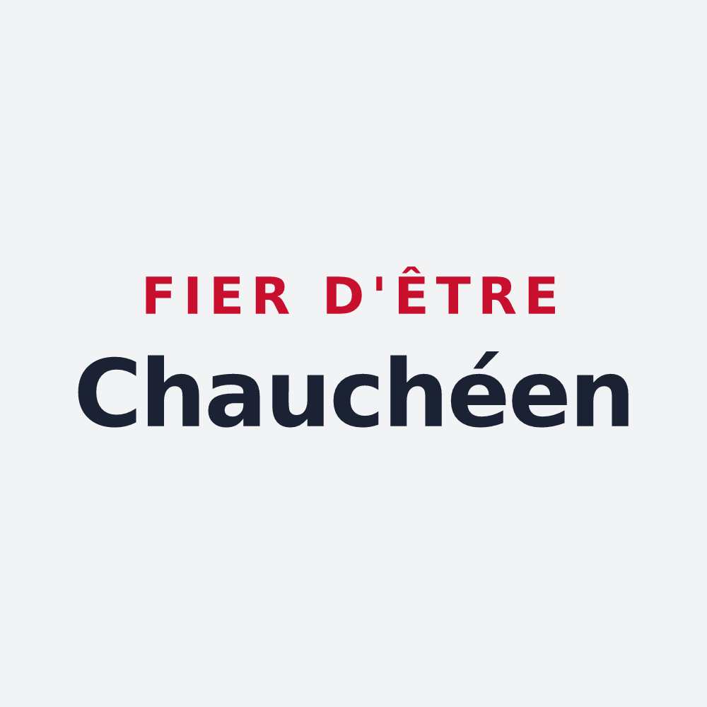 Poster « Fier d'être Chauchéen » — design pour Chauché