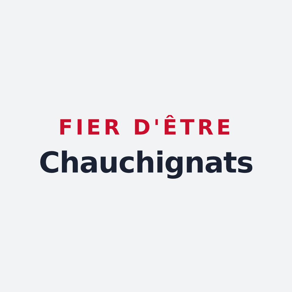 Poster « Fier d'être Chauchignats » — design pour Chauchigny