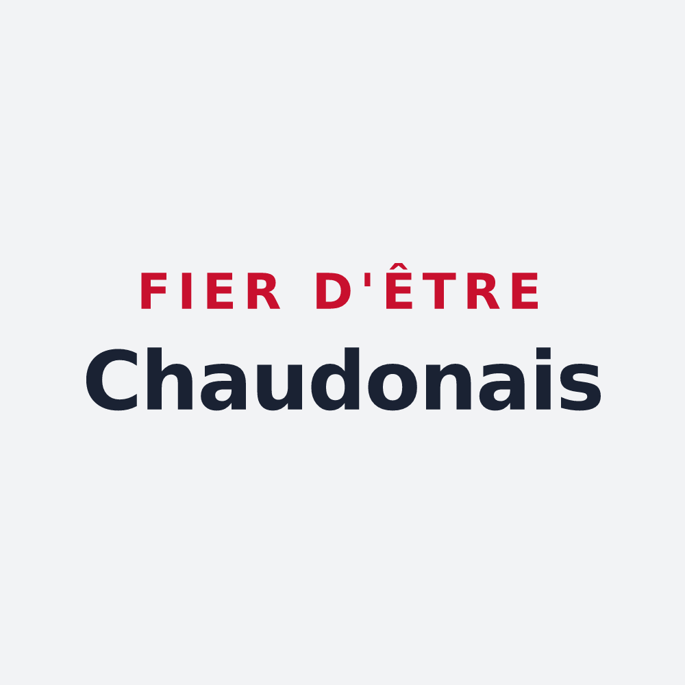 Poster « Fier d'être Chaudonais » — design pour Chaudon