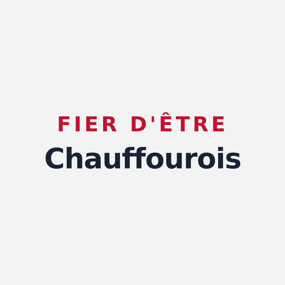 Poster « Fier d'être Chauffourois » — design pour Chauffour-lès-Bailly