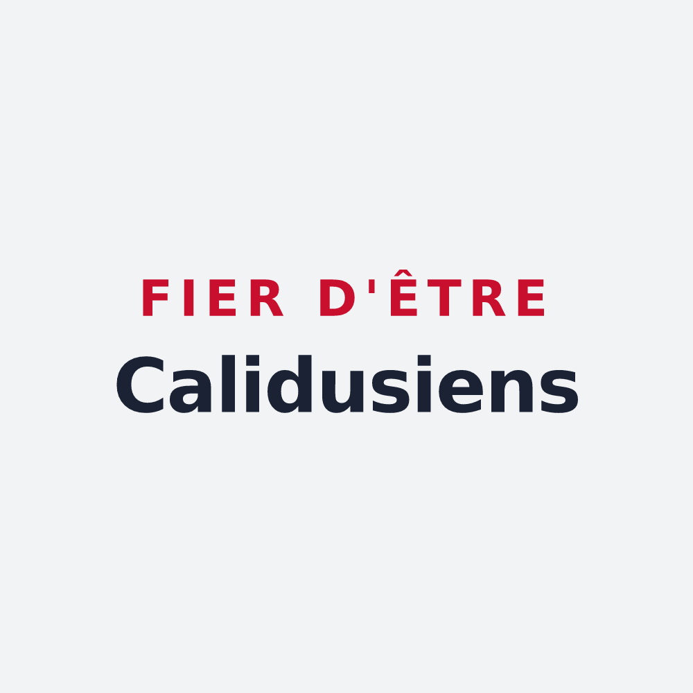 Poster « Fier d'être Calidusiens » — design pour Chauffour-lès-Étréchy