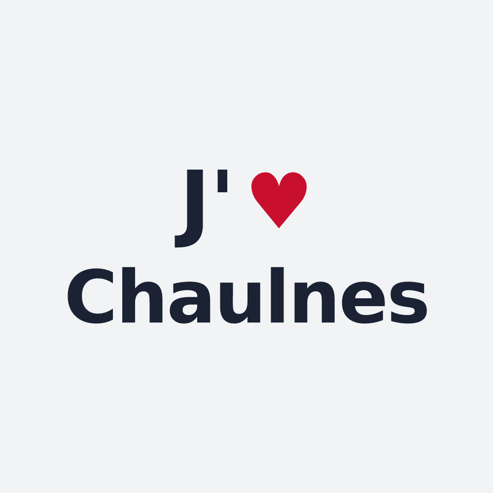 Poster personnalisé Chaulnes — design J'aime Chaulnes