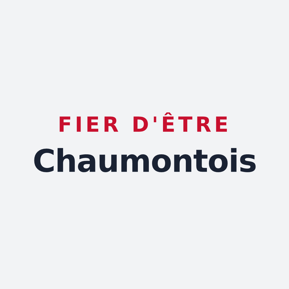 Poster « Fier d'être Chaumontois » — design pour Chaumont-en-Vexin