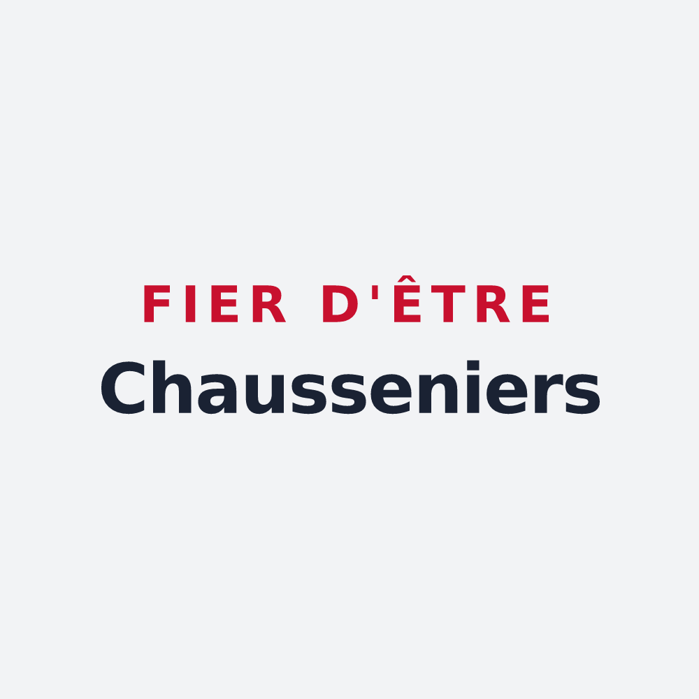 Poster « Fier d'être Chausseniers » — design pour Chaussenans