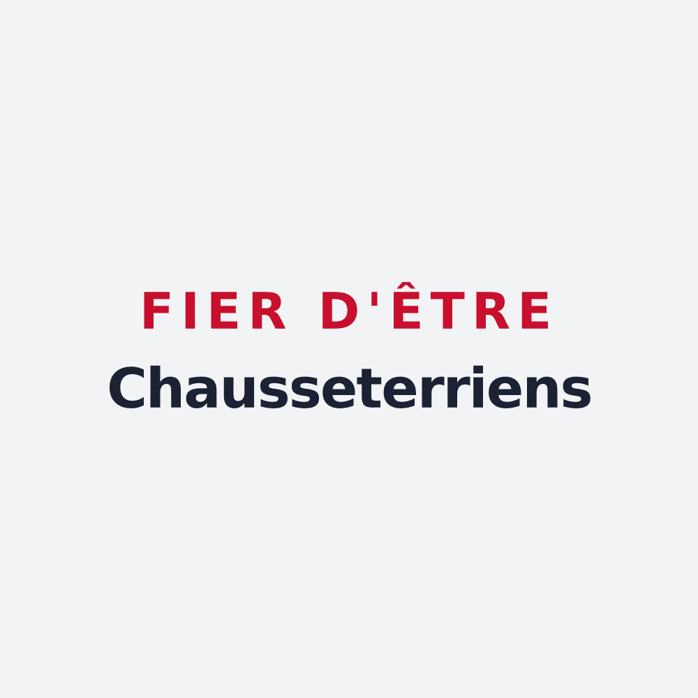 Poster « Fier d'être Chausseterriens » — design pour Chausseterre