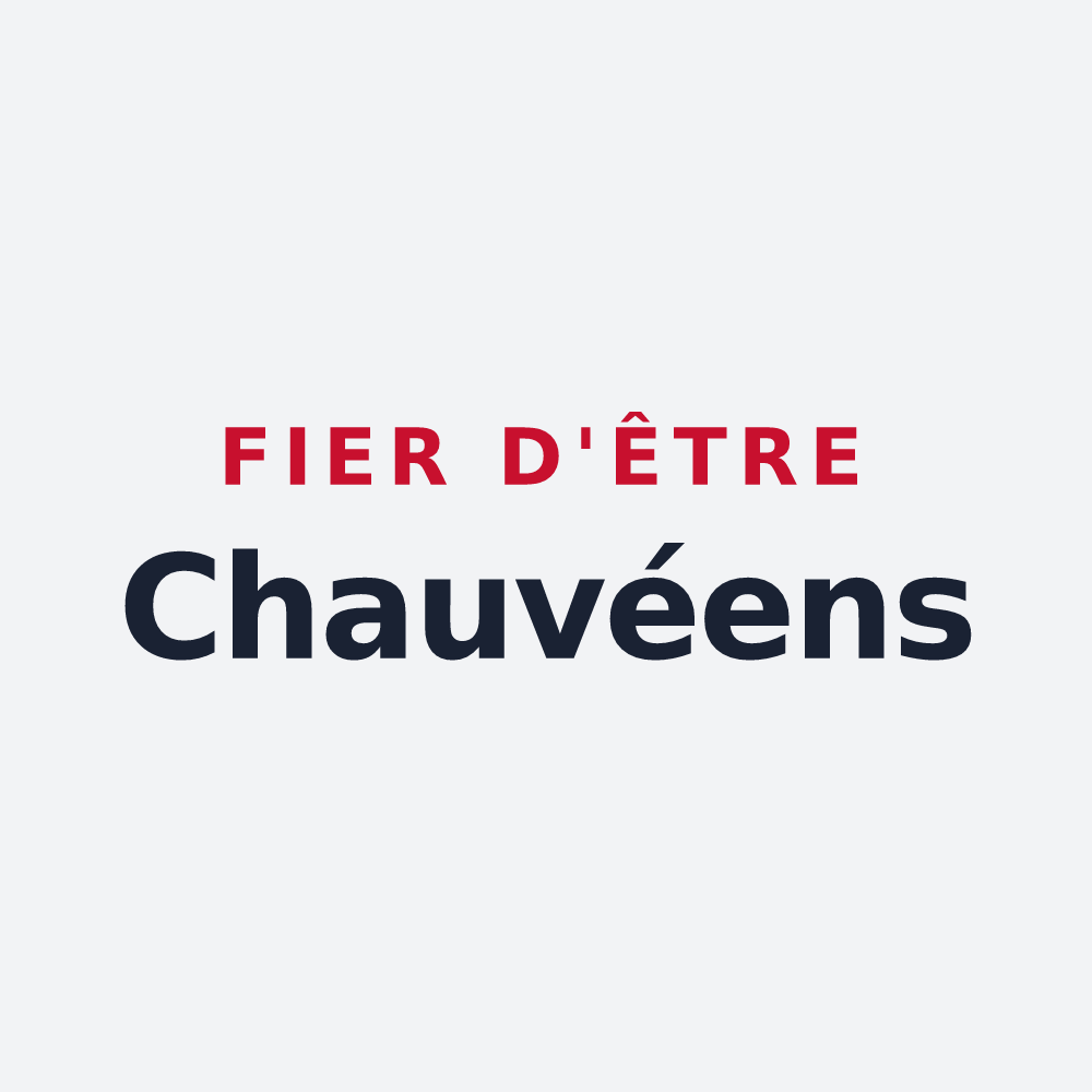 Poster « Fier d'être Chauvéens » — design pour Chauvé