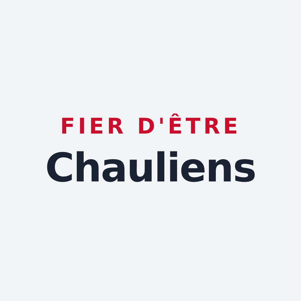 Poster « Fier d'être Chauliens » — design pour Chaux-des-Crotenay