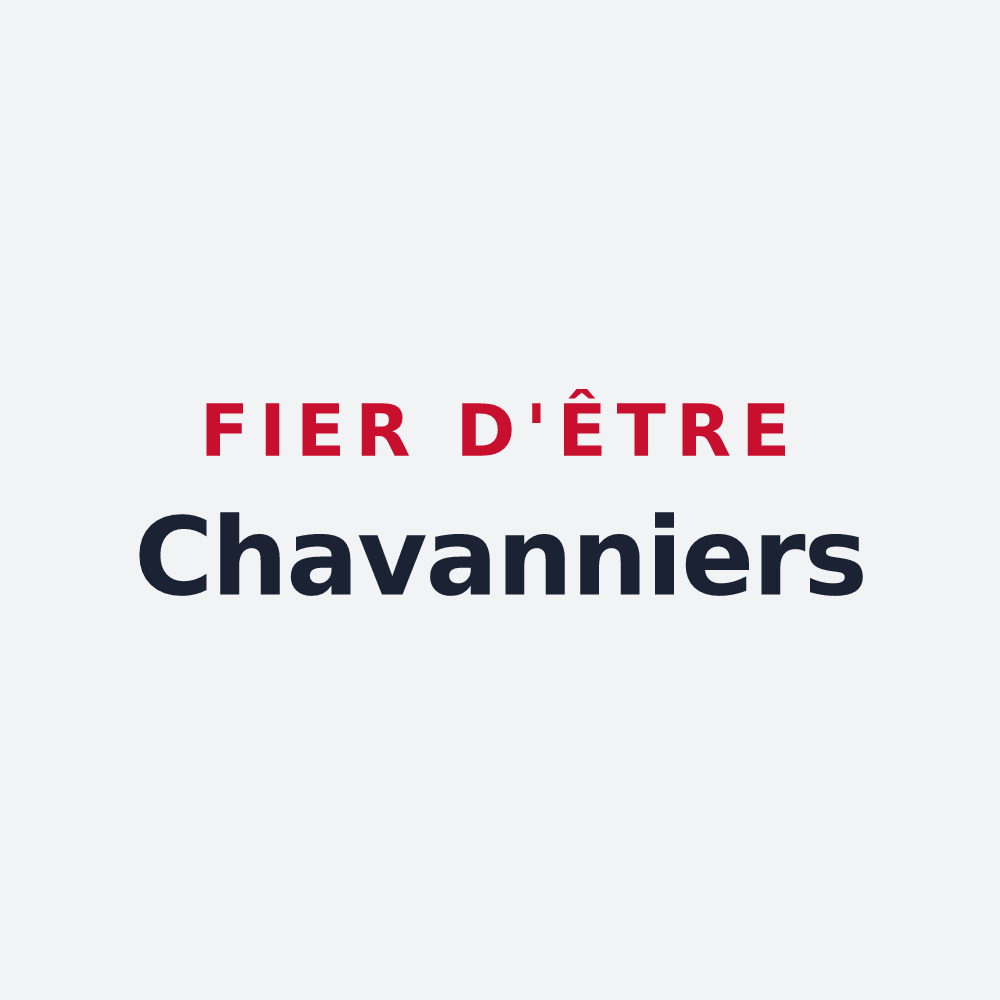 Poster « Fier d'être Chavanniers » — design pour Chavanne
