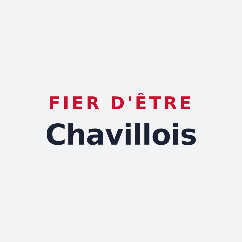 Poster « Fier d'être Chavillois » — design pour Chaville