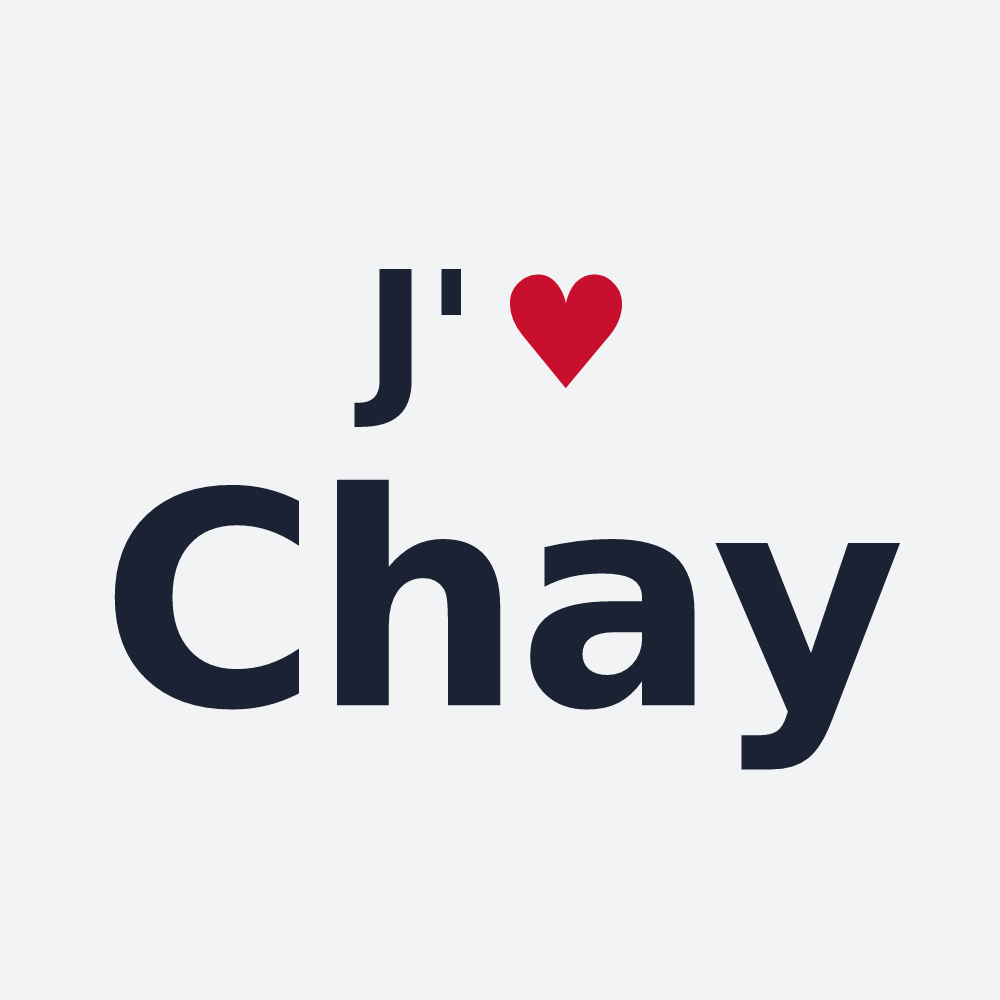 Poster personnalisé Chay — design J'aime Chay