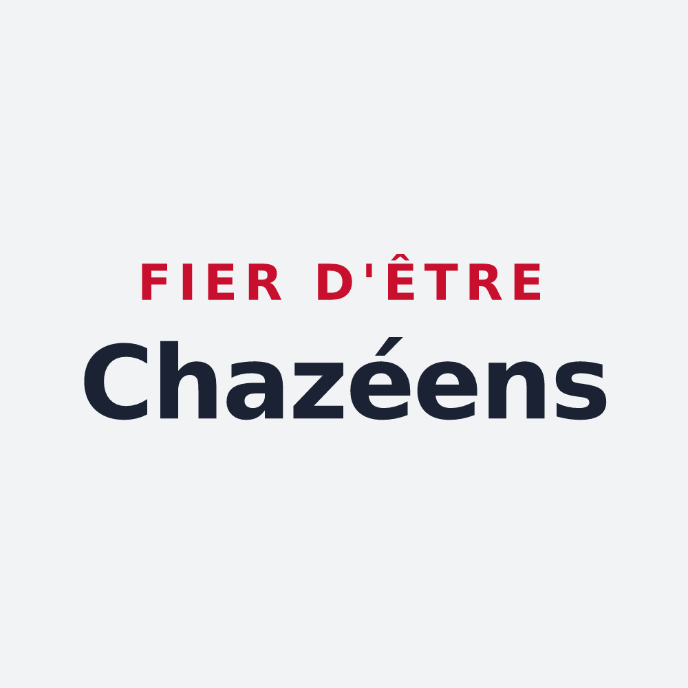 Poster « Fier d'être Chazéens » — design pour Chazé-sur-Argos