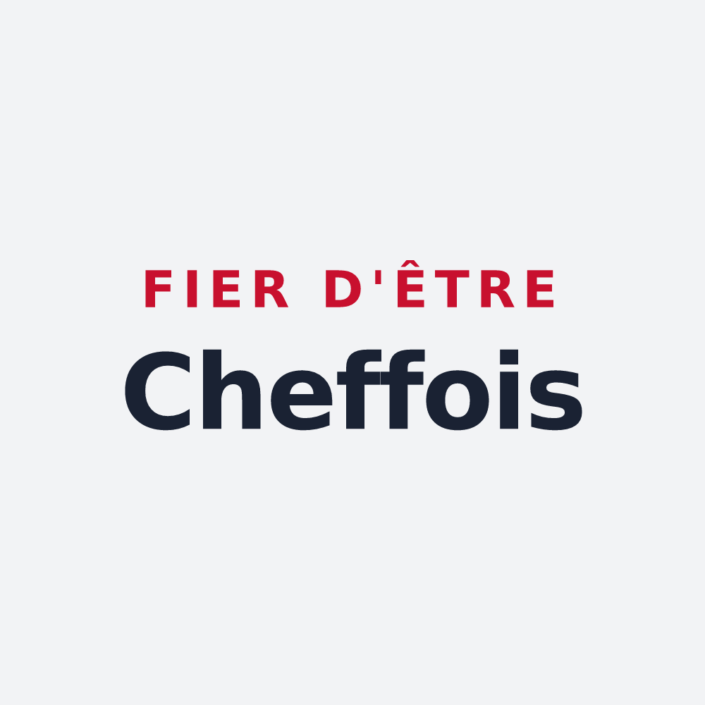 Poster « Fier d'être Cheffois » — design pour Cheffes