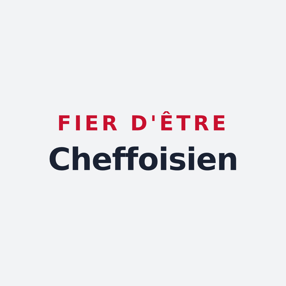 Poster « Fier d'être Cheffoisien » — design pour Cheffois