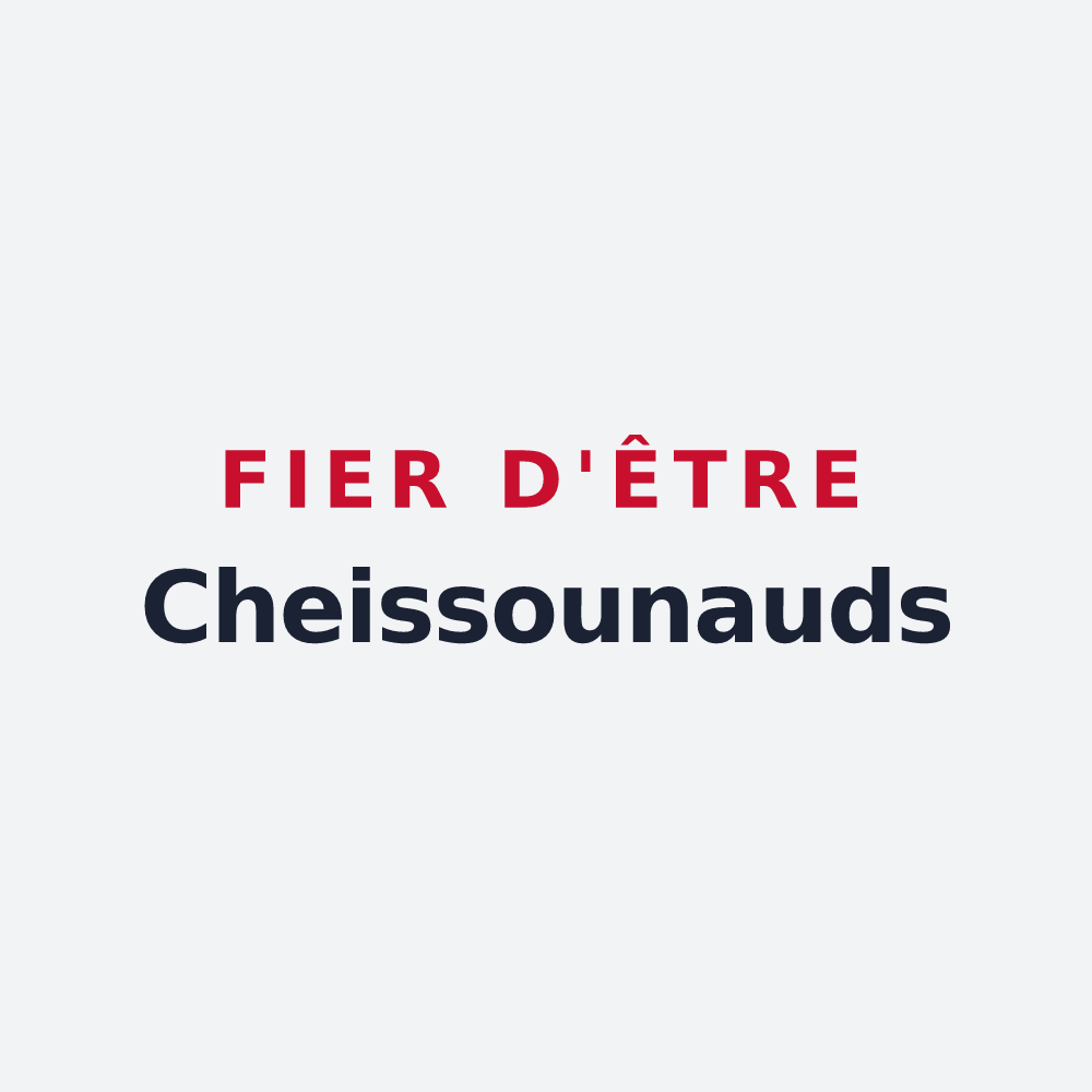 Poster « Fier d'être Cheissounauds » — design pour Cheissoux