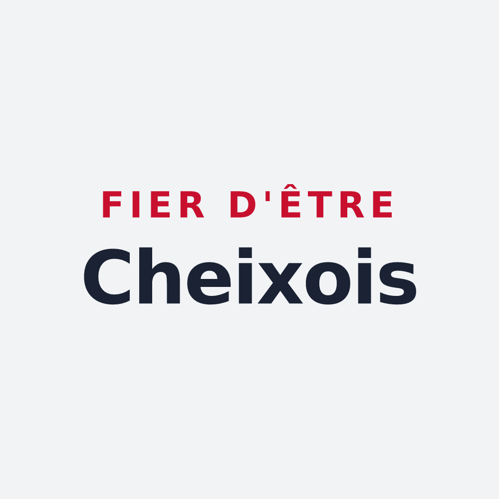 Poster « Fier d'être Cheixois » — design pour Cheix-en-Retz