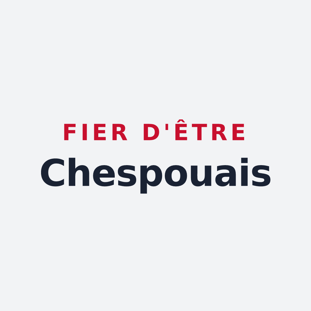 Poster « Fier d'être Chespouais » — design pour Chelle-Spou