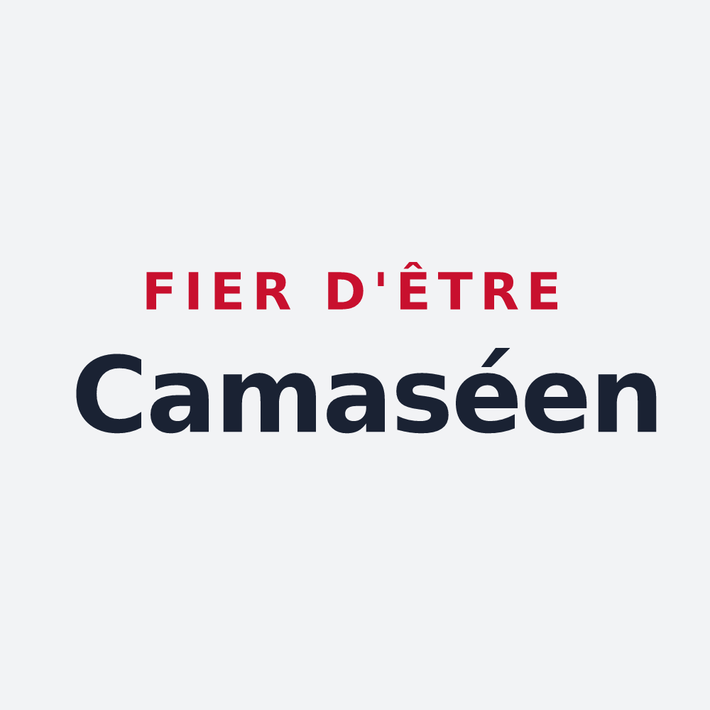 Poster « Fier d'être Camaséen » — design pour Chemazé