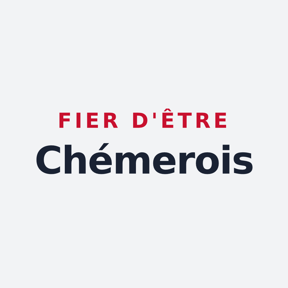 Poster « Fier d'être Chémerois » — design pour Chémery-les-Deux