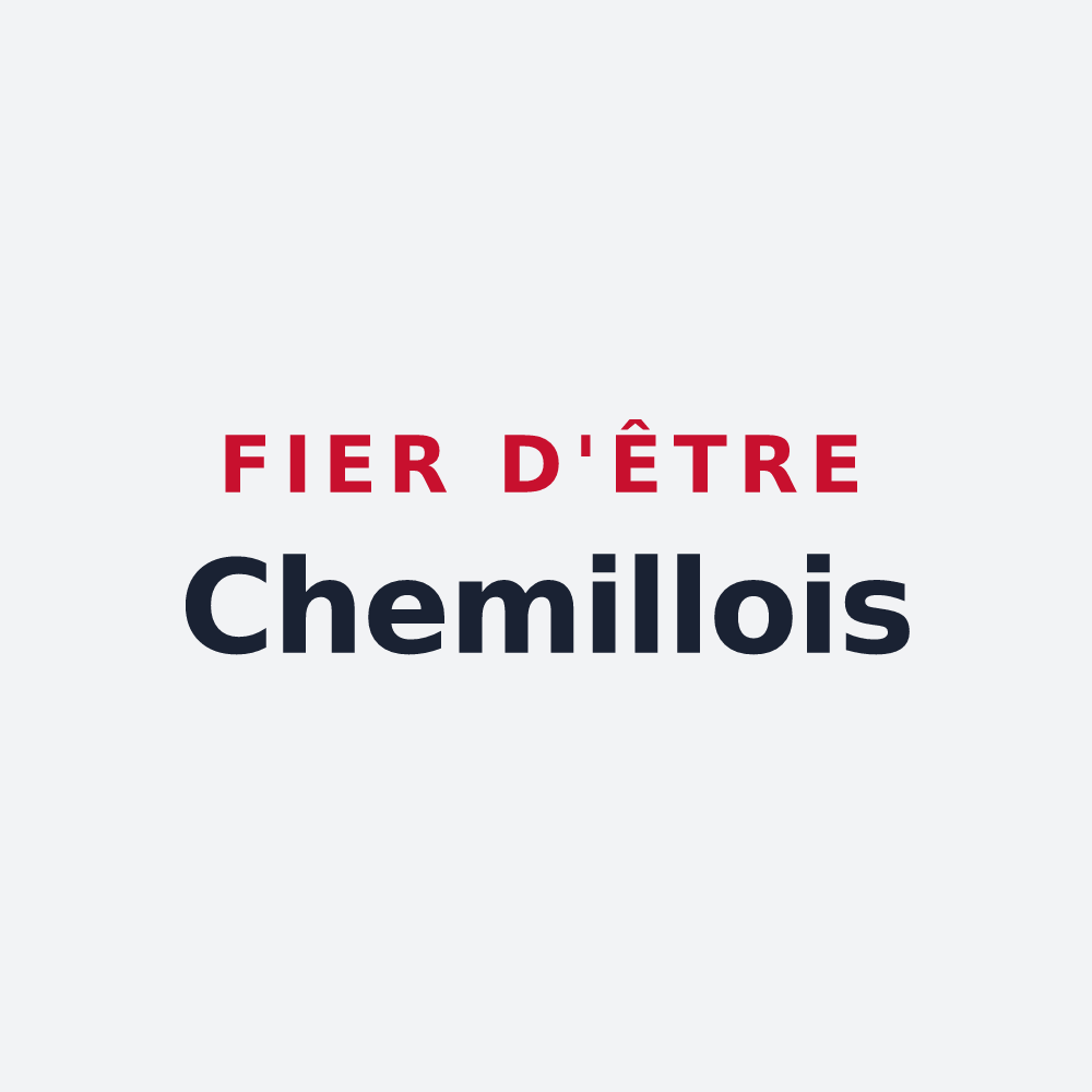 Poster « Fier d'être Chemillois » — design pour Chemillé-en-Anjou