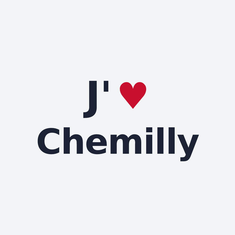Poster personnalisé Chemilly — design J'aime Chemilly