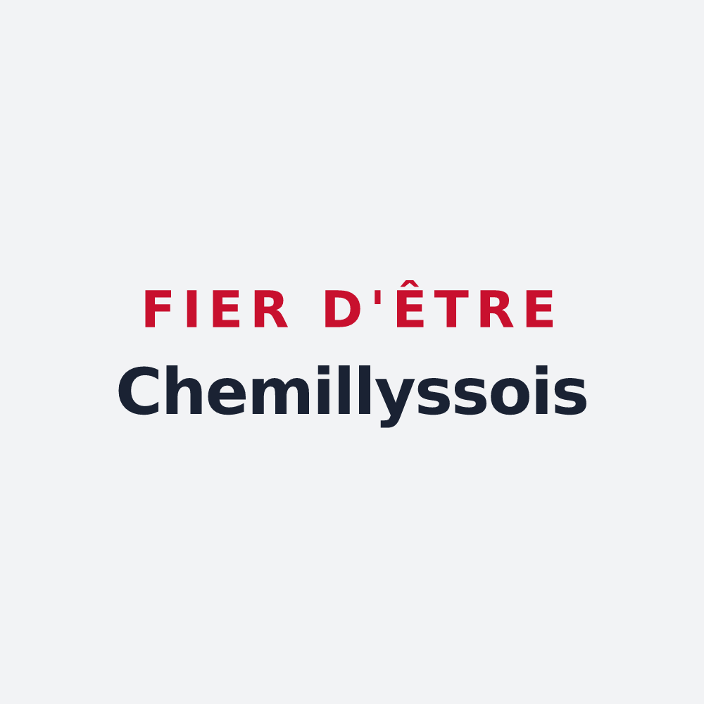 Poster « Fier d'être Chemillyssois » — design pour Chemilly