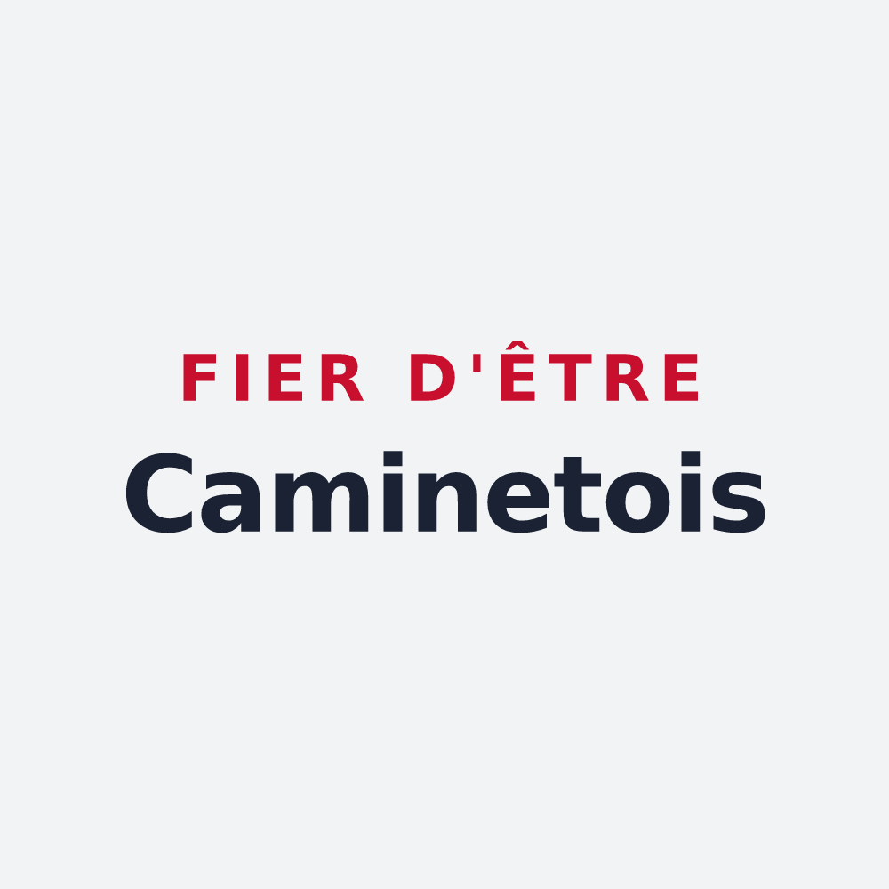 Poster « Fier d'être Caminetois » — design pour Cheminot