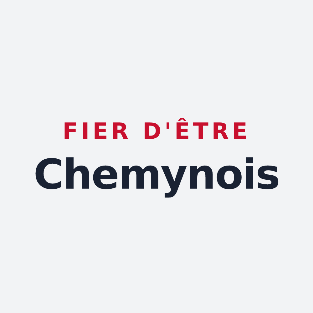 Poster « Fier d'être Chemynois » — design pour Chemy