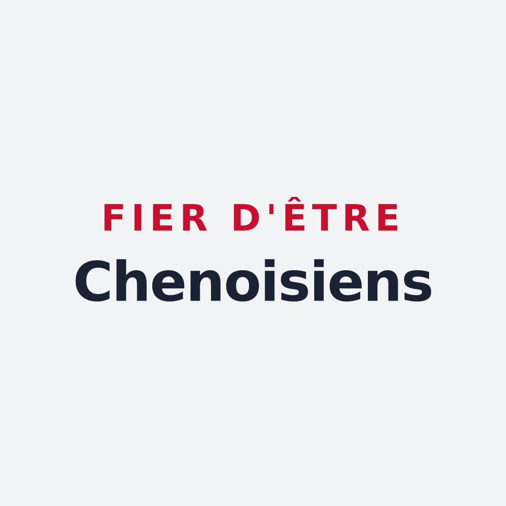 Poster « Fier d'être Chenoisiens » — design pour Chenoise-Cucharmoy