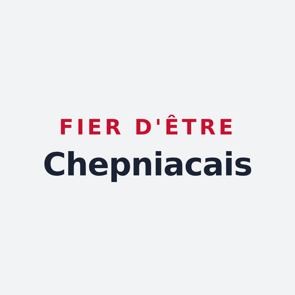 Poster « Fier d'être Chepniacais » — design pour Chepniers