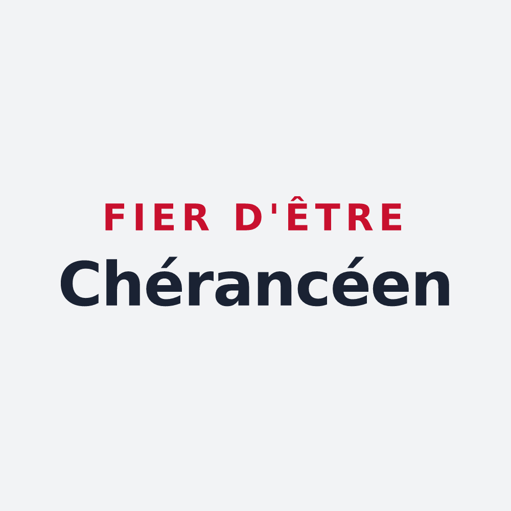 Poster « Fier d'être Chérancéen » — design pour Chérancé