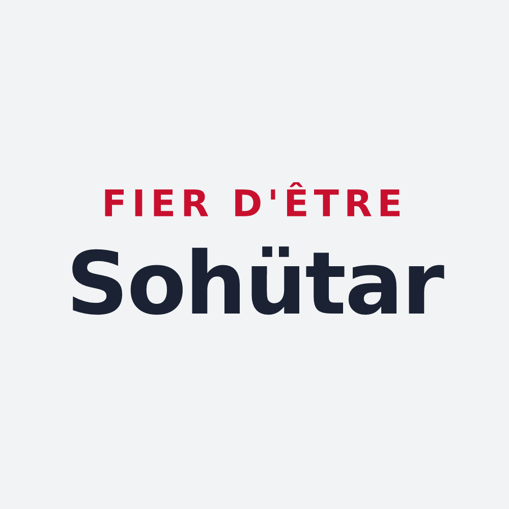 Poster « Fier d'être Sohütar » — design pour Chéraute